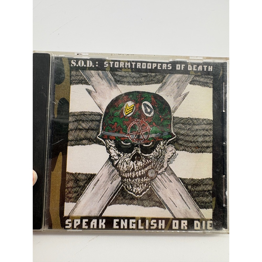 S.O.D. Stormtroopers of Death Speak English or Die CD Megaforce 1992 Thrash